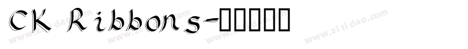 CK Ribbons字体转换